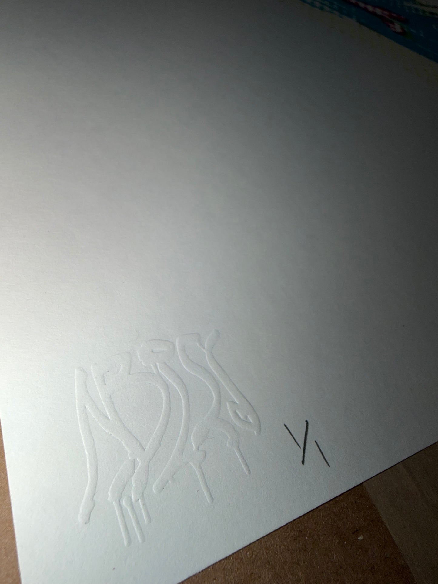 "Beyond the Sea" GL1TCH Azure Bloom Serigraph