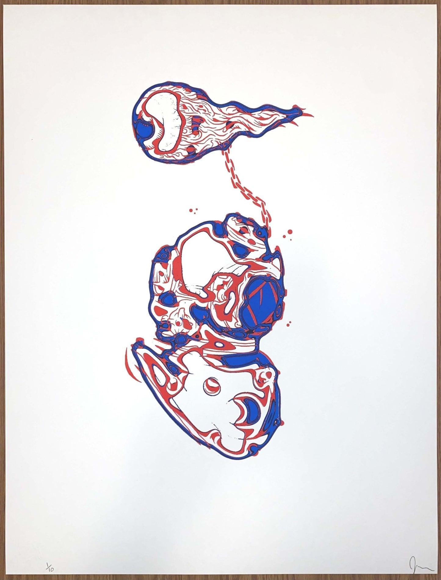 "Beyond the Sea" Rocket Pop Serigraph