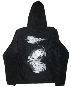 "Beyond the Sea" GL1TCH Black Camo Windbreaker