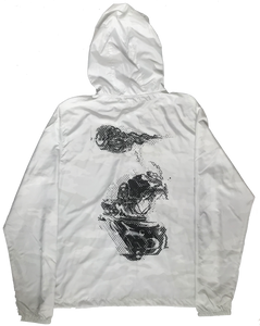 "Beyond the Sea" GL1TCH White Camo Windbreaker