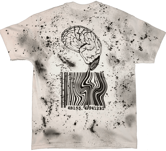 "Feed your Brain" Black Splash