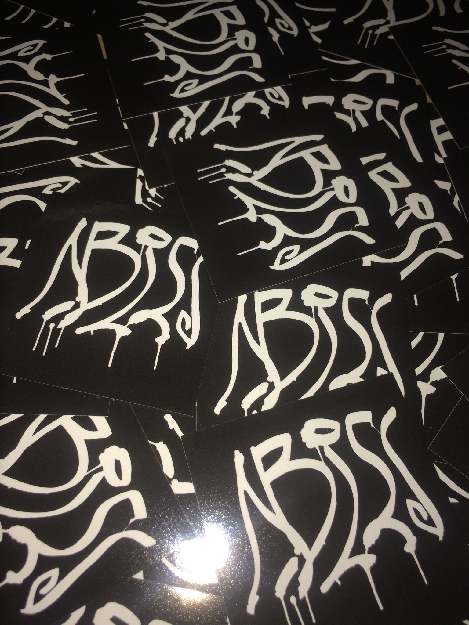 W & B #8 Stickers